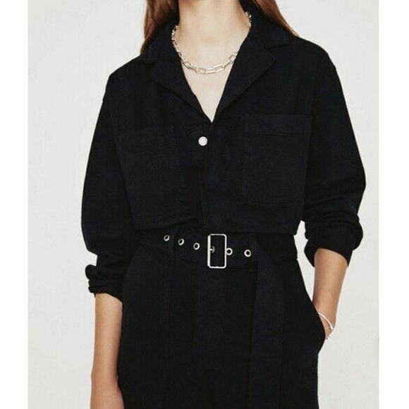 AG Adriano Goldschmied Ryliegh Belted Jumpsuit - Picture 2 of 3